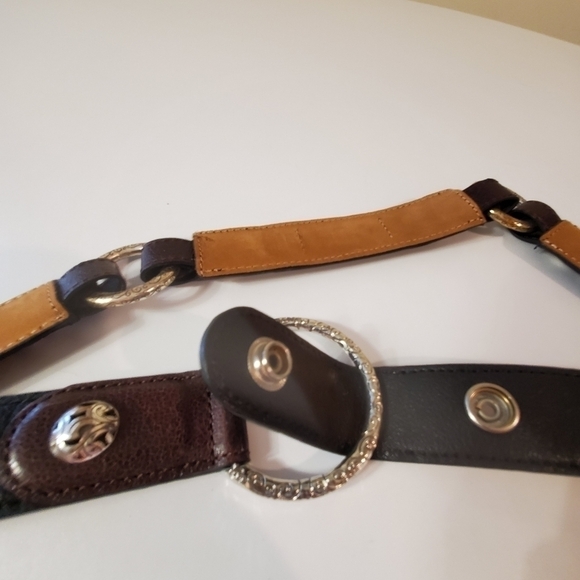 BRIGHTON "U Rock" Leather Harness Belt - Picture 5 of 9